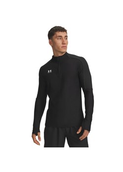 Męska bluza do piłki nożnej Under Armour UA M Challenger Pro Midlayer - czarna ze sklepu Sportstylestory.com w kategorii Bluzy męskie - zdjęcie 189064355