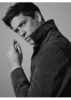 Reserved - Zamszowa kurtka - brązowy ze sklepu Reserved w kategorii Kurtki męskie - zdjęcie 189064666