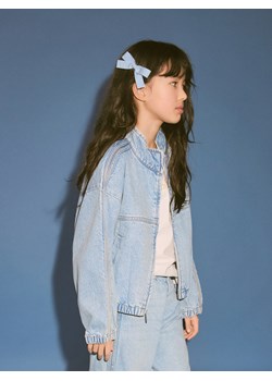 Reserved - Jeansowa kurtka ze stójką - niebieski ze sklepu Reserved w kategorii Kurtki dziewczęce - zdjęcie 189066696