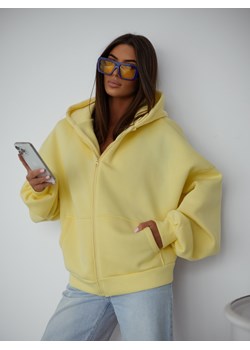 BLUZA Z KAPTUREM OVERSIZE- ŻÓŁTA ze sklepu olika.com.pl w kategorii Bluzy damskie - zdjęcie 189067079
