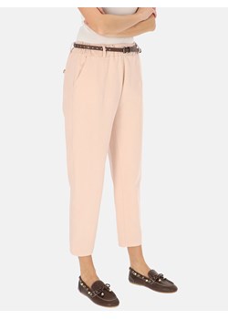 Bawełniane spodnie chinosy damskie różowe L’AF Fila ze sklepu Eye For Fashion w kategorii Spodnie damskie - zdjęcie 189067168