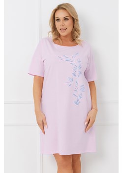 Italian Fashion Erula koszula nocna krótki rękaw róż ze sklepu kontri.pl w kategorii Koszule nocne - zdjęcie 189067495