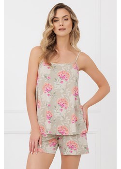 Italian Fashion Harmonia wiskozowa piżama z szortami druk/beż ze sklepu kontri.pl w kategorii Piżamy damskie - zdjęcie 189067557