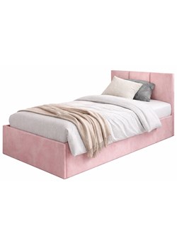 Różowe młodzieżowe łóżko z pojemnikiem W8-E68 ze sklepu Edinos.pl w kategorii Łóżka i materace - zdjęcie 189068185