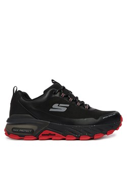 Trekkingi Skechers MAX PROTECT PROMOTE 237669/BKRD Czarny ze sklepu eobuwie.pl w kategorii Buty trekkingowe męskie - zdjęcie 189068649