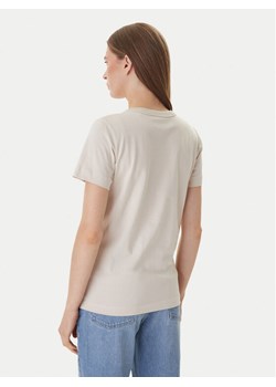 Guess T-Shirt 181234 Beżowy Classic Fit ze sklepu MODIVO w kategorii Bluzki damskie - zdjęcie 189070077