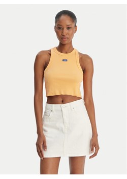 HUGO Top Baby 50511450 Pomarańczowy Slim Fit ze sklepu MODIVO w kategorii Bluzki damskie - zdjęcie 189070097