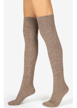 Zakolanówki damskie beżowe, Kolor beżowy, Rozmiar 39-42, Cerber ze sklepu Intymna w kategorii Skarpetki damskie - zdjęcie 189070786