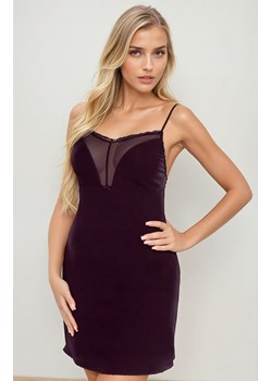 Damska koszula nocna czarna Maya, Kolor czarny, Rozmiar S, Ewana ze sklepu Intymna w kategorii Koszule nocne - zdjęcie 189070855