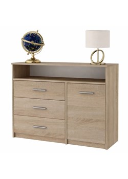Skandynawska komoda na ubrania dąb sonoma T8-C43 ze sklepu Edinos.pl w kategorii Komody - zdjęcie 189070996