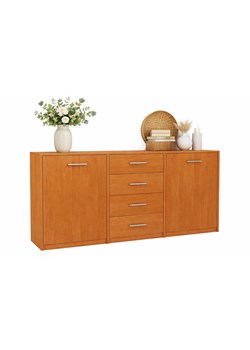 Klasyczna komoda do sypialni olcha B8-C01 ze sklepu Edinos.pl w kategorii Komody - zdjęcie 189070999