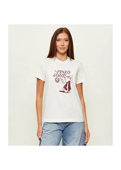 Pinko T-shirt TRAPANI | Regular Fit ze sklepu Gomez Fashion Store w kategorii Bluzki damskie - zdjęcie 189072415