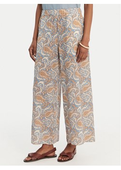 Weekend Max Mara Kuloty Nirvana 2615131132 Błękitny Loose Fit ze sklepu MODIVO w kategorii Spodnie damskie - zdjęcie 189073456