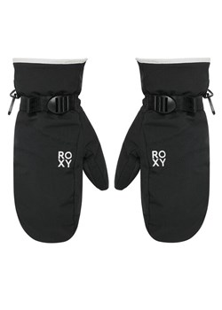 Roxy Rękawice narciarskie Jetty Solid Mitt  ERJHN03268 Szary ze sklepu MODIVO w kategorii Rękawiczki damskie - zdjęcie 189073498