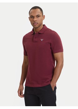 Barbour Polo Tartan MML0012RE53 Bordowy ze sklepu MODIVO w kategorii T-shirty męskie - zdjęcie 189073528