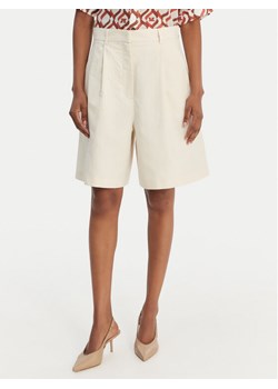 Weekend Max Mara Bermudy Ecuba 2615141022 Écru Loose Fit ze sklepu MODIVO w kategorii Szorty - zdjęcie 189073596