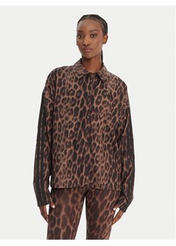 adidas Kurtka przejściowa Seasonal Essentials Leopard Print JZ0297 Brązowy Loose Fit ze sklepu MODIVO w kategorii Kurtki damskie - zdjęcie 189073617