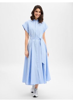 Polo Ralph Lauren Sukienka damska z bluzką Kobiety Bawełna (100%) jasnoniebieski w paski ze sklepu vangraaf w kategorii Sukienki - zdjęcie 189075215