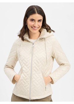 Lebek Damska kurtka pikowana Kobiety beżowy jednolity ze sklepu vangraaf w kategorii Kurtki damskie - zdjęcie 189075219