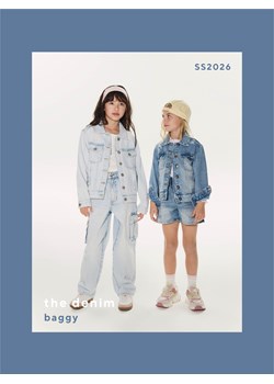 Reserved - Jeansy baggy z kieszeniami cargo - niebieski ze sklepu Reserved w kategorii Spodnie dziewczęce - zdjęcie 189075326