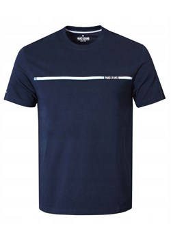 Klasyczny T-Shirt z Logo - Pako Jeans - Granatowy TSPJNSlethoGR ze sklepu JegoSzafa.pl w kategorii T-shirty męskie - zdjęcie 189075425