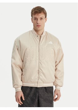 adidas Kurtka bomber Stadium KE6211 Beżowy Loose Fit ze sklepu MODIVO w kategorii Kurtki męskie - zdjęcie 189079246
