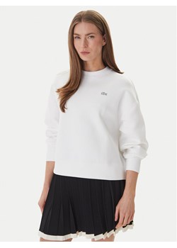 Lacoste Bluza SF0046 Biały Oversize ze sklepu MODIVO w kategorii Bluzy damskie - zdjęcie 189079275