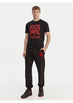 HUGO T-Shirt Dlix_RB 50559696 Czarny Regular Fit ze sklepu MODIVO w kategorii T-shirty męskie - zdjęcie 189079288
