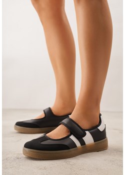Czarne Tenisówki Sneakeriny z Paskiem na Rzep Pirel ze sklepu renee.pl w kategorii Buty sportowe damskie - zdjęcie 189080399