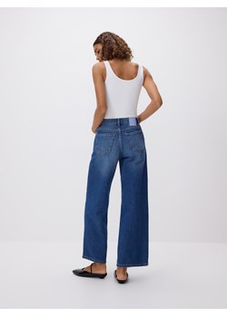 Reserved - Jeansy wide leg - niebieski ze sklepu Reserved w kategorii Jeansy damskie - zdjęcie 189080627