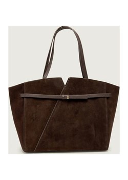 BOSS BLACK Shopperka REVERS | zamsz ze sklepu Gomez Fashion Store w kategorii Torby Shopper bag - zdjęcie 189081016