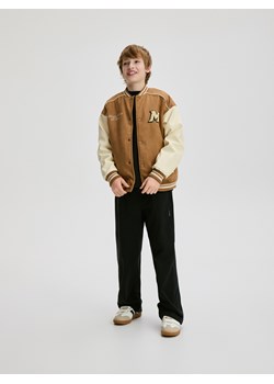 Reserved - Kurtka bomber - brązowy ze sklepu Reserved w kategorii Kurtki chłopięce - zdjęcie 189081449