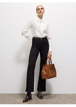 Mohito - Czarne spodnie flare - czarny ze sklepu Mohito w kategorii Spodnie damskie - zdjęcie 189081609
