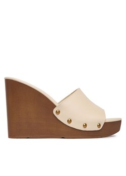 Klapki Aldo Grounded 14298908 Écru ze sklepu eobuwie.pl w kategorii Klapki damskie - zdjęcie 189082275