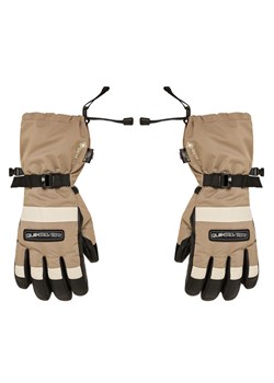 Rękawice narciarskie Quiksilver Highline Gore-Tex EQYHN03203 Beżowy ze sklepu eobuwie.pl w kategorii Rękawiczki męskie - zdjęcie 189082286