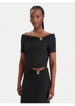 Guess Bluzka W6GP12 K2935 Czarny Regular Fit ze sklepu MODIVO w kategorii Bluzki damskie - zdjęcie 189082878