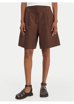 Weekend Max Mara Bermudy Ecuba 2615141022 Brązowy Loose Fit ze sklepu MODIVO w kategorii Szorty - zdjęcie 189082979