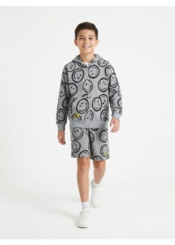 Sinsay - Szorty loose fit SmileyWorld® - szary ze sklepu Sinsay w kategorii Spodenki dziewczęce - zdjęcie 189085697