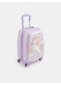Sinsay - Walizka z nadrukiem jednorożca - fioletowy ze sklepu Sinsay w kategorii Walizki - zdjęcie 189085815