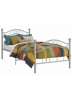 Szara metalowa szafka nocna 100x200 cm B9-H61 ze sklepu Edinos.pl w kategorii Łóżka i materace - zdjęcie 189085868