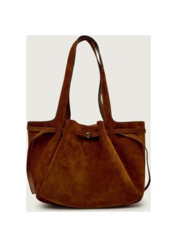 TORY BURCH Shopperka Romy | zamsz ze sklepu Gomez Fashion Store w kategorii Torby Shopper bag - zdjęcie 189086727