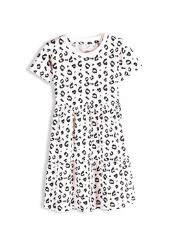 GATE Bawełniana sukienka z zwierzęcym nadrukiem 3Y ze sklepu gateshop w kategorii Sukienki dziewczęce - zdjęcie 189087105