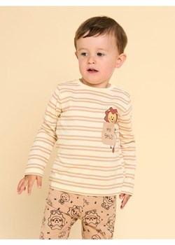 Sinsay - Koszulka z długimi rękawami Mini Smiley® - kremowy ze sklepu Sinsay w kategorii Kaftaniki i bluzki - zdjęcie 189087667