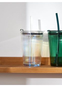 Sinsay - Kubek ze słomką - biały ze sklepu Sinsay w kategorii Kubki - zdjęcie 189087685