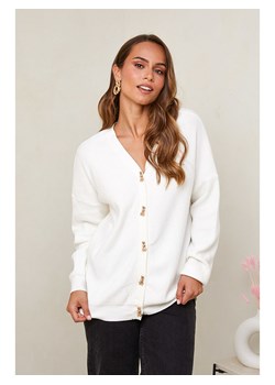 Soft Cashmere Kardigan w kolorze kremowym ze sklepu Limango Polska w kategorii Swetry damskie - zdjęcie 189089066