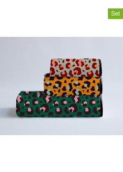 Madre Selva 3-częściowy zestaw ręczników w kolorze zielono-pomarańczowo-miętowym ze sklepu Limango Polska w kategorii Ręczniki - zdjęcie 189089278