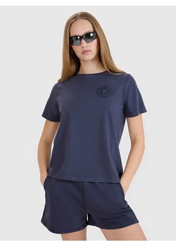 4F Koszulka w kolorze granatowym ze sklepu Limango Polska w kategorii Bluzki damskie - zdjęcie 189089569