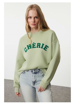 trendyol Bluza w kolorze oliwkowym ze sklepu Limango Polska w kategorii Bluzy damskie - zdjęcie 189089637