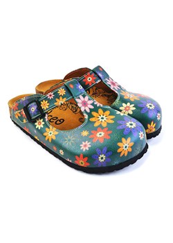 Calceo Chodaki w kolorze zielonym ze wzorem ze sklepu Limango Polska w kategorii Klapki damskie - zdjęcie 189090445