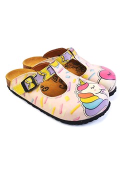 Calceo Chodaki w kolorze jasnoróżowym ze wzorem ze sklepu Limango Polska w kategorii Klapki damskie - zdjęcie 189090455